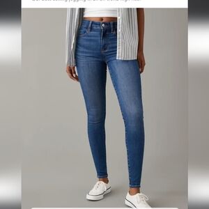 AEO Dark Wash Hi-Rise Jegging